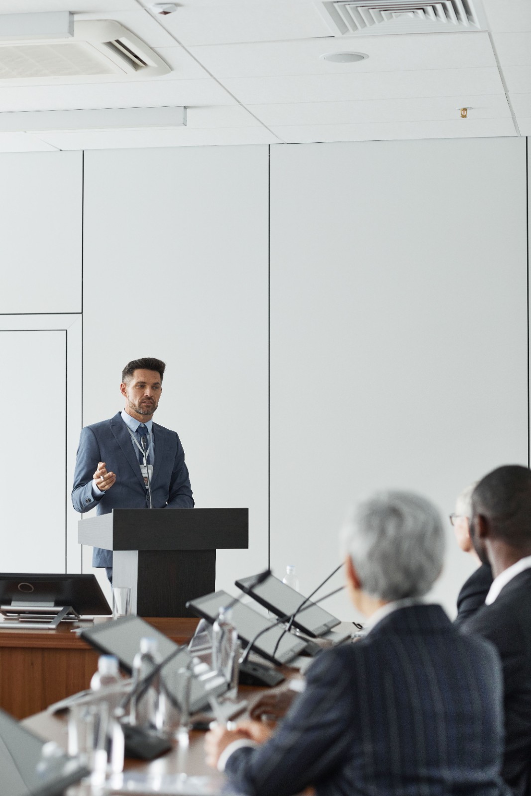 Public speaking and English speech practice at Rivera Training